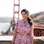 Ramya Behara Instagram – Golden hour at the Golden Gate Bridge 🌉 
 
Captured by @storiesbyrampalli