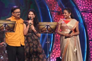 Ramya Behara Instagram - I'm unable to put the pain and void In my heart into words
Whenever I stood beside balu sir on stage,all I could feel was immense gratitude and I used to silently thank God for those moments. but how badly I wish there were more moments with him
The way he sang,spoke,cared for everyone,shared his experiences with a twinkle in his eyes,and above all,the way he was passionate about life and music was so inspiring..
There is no one like you nor will there be anyone like you sir
Though there is a numbing pain in our hearts,  may we celebrate your Vibrant and Victorious life and carry forward your legacy
Thankyou for making this world a better place with your divine voice and presence ❤
We love you forever ❤🌟