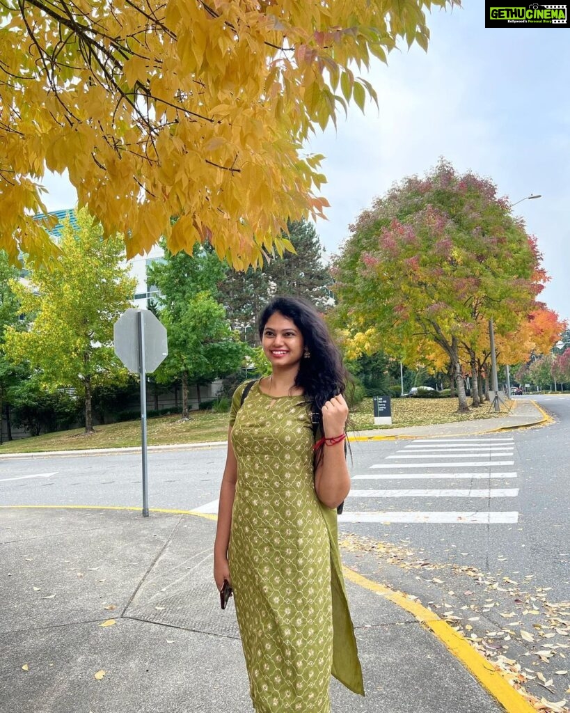 Ramya Behara Instagram - One with the nature ❤️🍁 #fall #seattle #nature