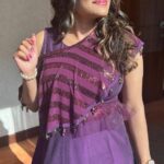 Rethika Srinivas Instagram - Just a twirl #rethikasrinivas #gown #twirl #reels #trending #violet #beautiful #happy #positivevibes #smile