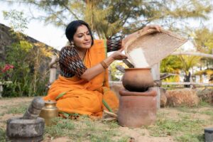 Rethika Srinivas Instagram - Remembering those good old traditional ways of husking rice. It reminds me of all the strong ladies I’ve seen growing. Just a window to my past and the values I carry forward with each tradition I still and will follow. 

#aadi auspicious month blessings 🌻✨ 

#recentphotoshoot 

Photo @nvn_photography446 
Styled by @styleupramyasekar @ramya_sekar_design_studio @velvetstories_ 
Hair and Make up @nirmala.jansi 
Location @casuarina_bay 

———
#simplicity #newphotoshoot #trending #closeup #arasipodaikrathu  #rethikasrinivas #rethikasjustmyway #instafamily #expression #positivevibes #chennai #oldisgold #turmeric #husking #traditionalvalues #positivity #greens #exclusive #timeless #instagood #instafamous #women #actress #yellow #festivewear #rice #aadimasam #traditional