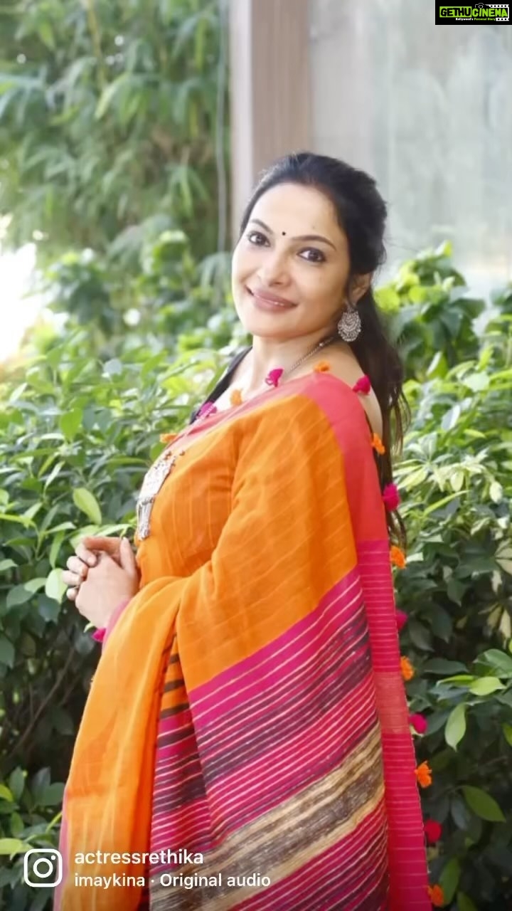 Rethika Srinivas Instagram - Love for saree !!! #rethika #livelife #rethikasrinivas #saree #instagram #instareels #moodygrams