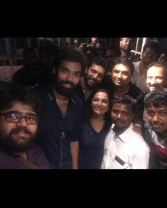 Rethika Srinivas Instagram - Tik tik tik celebrates it’s third year and is proud of being the first space science fiction action film. I am happy to have been a part this lovely team. Thanks to @shaktisoundarrajan for choosing me. It was lovely working with the team, the director, @jayamravi_official and @immancomposer .. 
Sharing my special moments with you ✨

#3yearsoftiktiktik #rethikasrinivas #memories #team #worklife #success