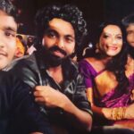 Rethika Srinivas Instagram - Just love this guy and his songs !! One of the finest music director,actor and human being ! #gvprakash #rethika #rethikasrinivas #event #award #fan
