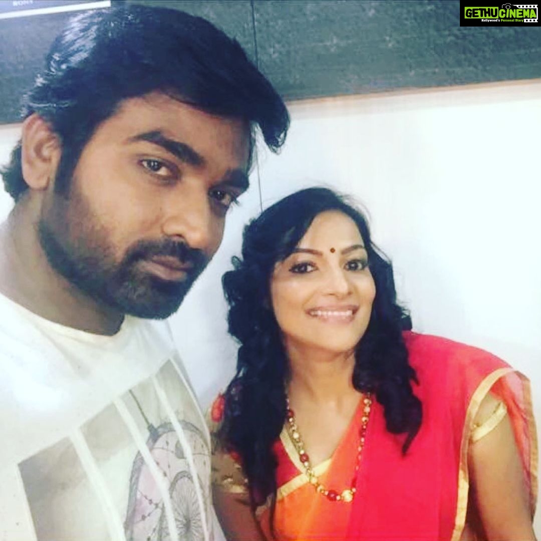 Rethika Srinivas Instagram - Wishing Vijaysethupathy happy birthday !!