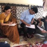 Rethika Srinivas Instagram - Sita telugu movie is released . Happy to be a part of it . Was nice working with Bagyaraj sir as a pair and with Teja Director . All the best to the team