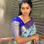 Swathi Konde, shy, saree