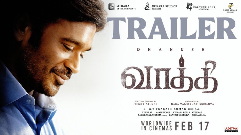 #Vaathi – Official Trailer | Dhanush | Samyuktha | GV Prakash Kumar | Venky Atluri