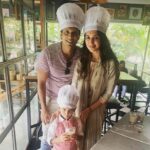 Aadarsh Balakrishna Instagram - Cooking up a fun day 🤩 #nirvaanaadarshkrishna #mancub #sondaysunday #sonshine