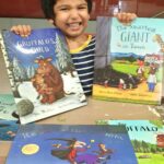 Aadarsh Balakrishna Instagram – Thank you @eager_readers for these awesome books! My #mancub @nirvaanaadarsh absolutely loves them!!!