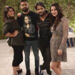 Aadarsh Balakrishna Instagram - Was a good night with Monalisa and company. Cheers guys @sashwathpunjala @gulnarvirk @laelaps_pragmatikos