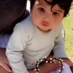 Aadarsh Balakrishna Instagram - My #mancub not such a #jalebibaby anymore ♥️♥️♥️ #nirvaanaadarshkrishna #sondaysunday #sonshine