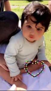 Aadarsh Balakrishna Instagram - My #mancub not such a #jalebibaby anymore ♥️♥️♥️
#nirvaanaadarshkrishna #sondaysunday #sonshine