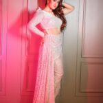 Aalisha Panwar Instagram - 🪩.. ., . . . Wearing- @the_adhya_designer Hair- @chhayanohar Clicked by- @sk_.click Location- @recreate.spaces