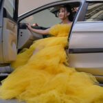 Aalisha Panwar Instagram - 🌻.. . Bloom beautifully.. . . . . . Wearing- @pankh_studio Styling - @nehaadhvikmahajan Hair - @chhayanohar Clicked by- @ashish_sawant__