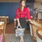 Aalisha Panwar Instagram - 🌹.. ., . . . . . Wearing- @fashionstruc