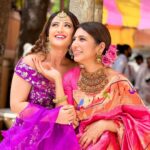 Aalisha Panwar Instagram - Couldn’t Think Of A Caption .. Can U Guys Help Us Caption This..!! 💖💜