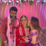 Aalisha Panwar Instagram - Soo happy for you both.. finally tied the knot.. .. Congratulations and have a very Happy Married Life ahead.. all my Love and Good Wishes to u both.. 🥰😘❤️🎂🥳🎉🍾🎊 @munishakhatwani @sameernthakur