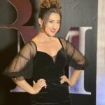 Aalisha Panwar Instagram - Simple but Significant.. ..!! 🖤 . . Styling- @the_style_gramm Wearing- @fashionstruc Hair- @chhayanohar