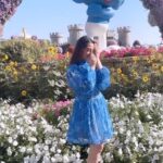 Aalisha Panwar Instagram - Finally ..,, #kachabadam 🤣😅💙 . . #MiracleGarden #Dubai #dreamland