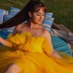 Aalisha Panwar Instagram - Yellow fever.. .💛 . . Wearing- @pankh_studio Styling- @nehaadhvikmahajan Hair - @chhayanohar Clicked by- @ashish_sawant__