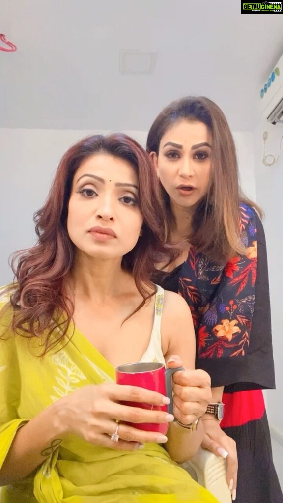 Aanchal Khurana Instagram - Here’s some real AK with AK until you get some reel #sabri . #balh2 #funnyvideos #funnymemes #dialogues #reelitfeelit #reelsinstagram