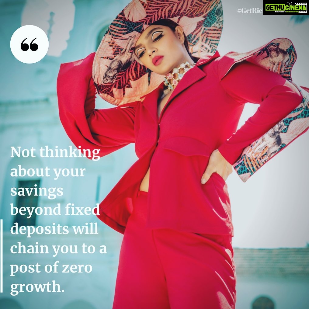Aashka Goradia Instagram - FD - Fixed Deposit • The most common alternative to a savings account. • A place comfortable for those who don’t want to take risks and not have their money work for them. •All your hard work and savings are at zero growth unless you move them towards wise and goal driven investments. •Don’t let your monies be idle, while you work hard let your money work smart. •Invest in Equity to achieve your goals, just a debt investment is a dead investment and to me honestly it’s not even an investment. •MOVE AWAY from #fixeddeposit Are they bad, no..but you need to treat FD only as a place for emergency fund. Park enough only and not all. . . . #getrichwithaashka #personalfinance #financialfreedom #letyourmoneyworkforyou #plan #save #invest #goals #money #wealth #empower