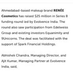 Aashka Goradia Instagram - Incredible Milestone for RENÉE Cosmetics @reneeofficial Marking this week, special. Very special. Most importantly and with a full heart - Thankful for the best partners I could have ever asked for @ashutoshvalani @jacobprix - Three is a magic number 💥 #blessed Onwards and upwards only. GO RENÉE! Congratulations to entire RENÉE family. Thanking our investors - for believing in us. Evolvence India Edelweiss Asset Management Limited Equanimity Investments 9Unicorns Mensa Brands Titan Capital Thank you Spark Financial Holdings for all your work on this fund raise. Thank you to everyone at RENÉE for being an awesome team. #india #startup #team #cosmetics #indianstartup