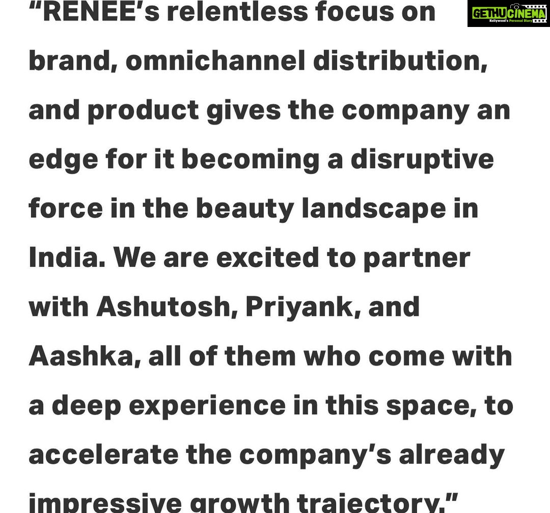 Aashka Goradia Instagram - Incredible Milestone for RENÉE Cosmetics @reneeofficial Marking this week, special. Very special. Most importantly and with a full heart - Thankful for the best partners I could have ever asked for @ashutoshvalani @jacobprix - Three is a magic number đŸ’¥ #blessed Onwards and upwards only. GO RENÉE! Congratulations to entire RENÉE family. Thanking our investors - for believing in us. Evolvence India Edelweiss Asset Management Limited Equanimity Investments 9Unicorns Mensa Brands Titan Capital Thank you Spark Financial Holdings for all your work on this fund raise. Thank you to everyone at RENÉE for being an awesome team. #india #startup #team #cosmetics #indianstartup