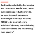 Aashka Goradia Instagram – Incredible Milestone for RENÉE Cosmetics @reneeofficial 
Marking this week, special. Very special. 

Most importantly and with a full heart – 
Thankful for the best partners I could have ever asked for 
@ashutoshvalani @jacobprix –
Three is a magic number 💥 #blessed 
Onwards and upwards only. 
GO RENÉE! 

Congratulations to entire RENÉE family. 

Thanking our investors – for believing in us. 
Evolvence India
Edelweiss Asset Management Limited 
Equanimity Investments 
9Unicorns 
Mensa Brands
Titan Capital 

Thank you Spark Financial Holdings for all your work on this fund raise. 

Thank you to everyone at RENÉE for being an awesome team. 

 #india #startup #team #cosmetics #indianstartup