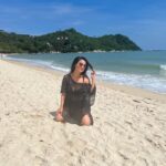 Adaa Khan Instagram - My beach face 🤩 . . . 🏖 👗- @pankhclothing 🧣- @nidhikurda #kohphangan #thailand🇹🇭 #adaaventure #adaakhan #travel #beach #travelholic Ko Phangan, Surat Thani, Thailand