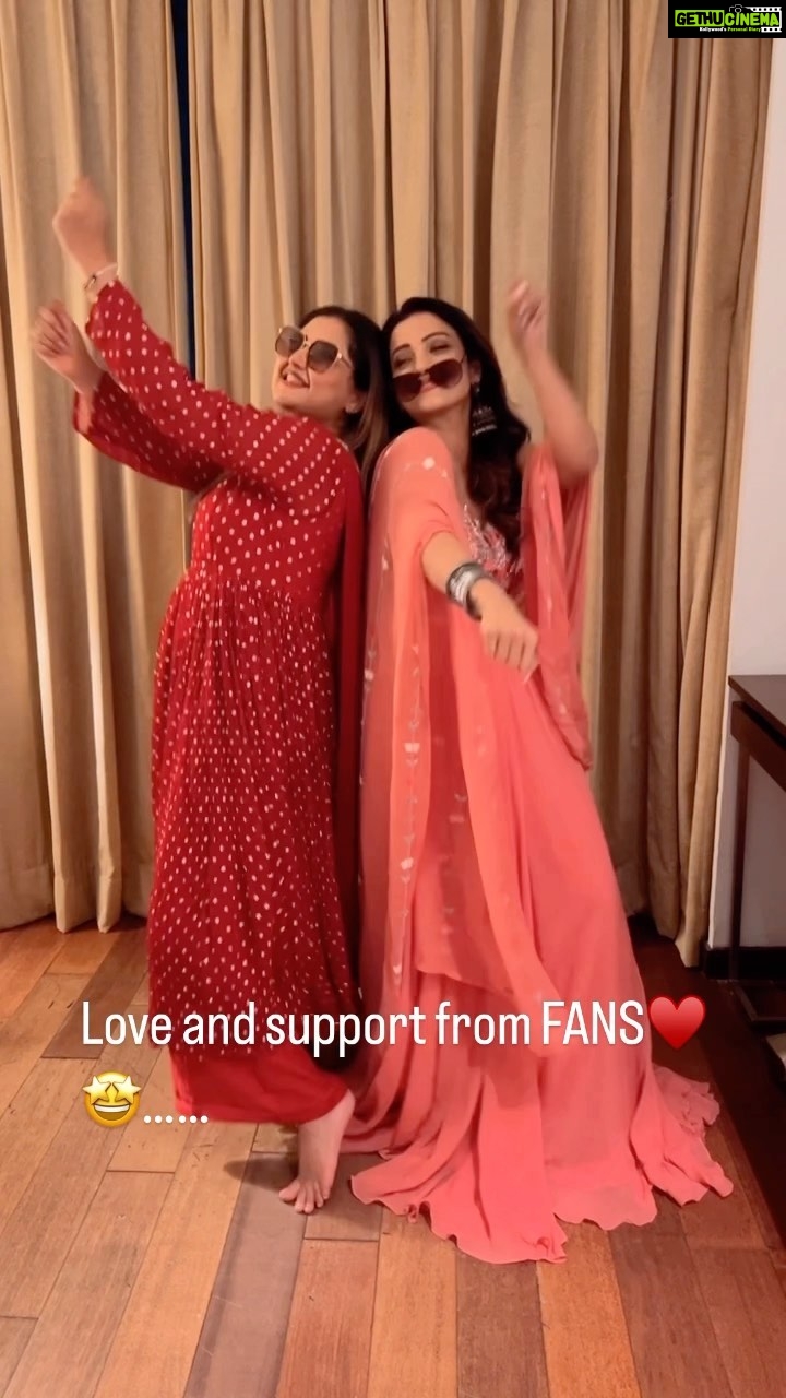 Adaa Khan Instagram - It’s not abt perfection…..it’s about fun🤩🤪 . . #rashmidesai #adaakhan #reelitfeelit #reels #instagram