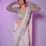 Adaa Khan Instagram - Pinky Promise 💓 . . . #photooftheday #ootd #fashion #style #fashionista #lookbook #stylefile #instagood #instadaily #fyp #fashionlikeadaa #adaakhan #traditional #sari 💓