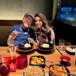 Adaa Khan Instagram - “Life is better when you are Laughing dad”♥️ Fathers day brunching with dad at the lovely Fifty Five East grand sunday brunch! Thank you @grandhyattmumbai for making fathers day an even more special affair by giving us the best experience with the finest delicacies to relish at this yummy brunch! #GrandHyattMumbai #GrandBrunch #FiftyFiveEast #grandmomentsofmore #happyfathersday #fathersday Grand Hyatt Mumbai