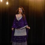 Adaa Khan Instagram - Salaam-e-ishq 💜♥️ . 💜💫 . . . #photooftheday #eid #instagood #instadaily #eidcelebration #eidmubarak #ethnic #indianwear #stylish #fashion #outfitgoals #style #lookbook #stylefile #stylemantra #fashionfeed #fyp #fashionlikeadaa #adaakhan