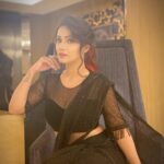 Adaa Khan Instagram – …Coz this Nari Loves her Saree 🖤