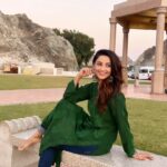 Adaa Khan Instagram - For the love of this Song 💚🦖 . . @inshacreationsnx #oman #feelkaroreelkaro #feelitreelit #reelsinsta #reeling #reelsgram #reelitfeelit #trending #adaakhan #adaaventure #travelholic