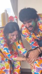 Addite Shirwaikar Malik Instagram - Happy holi ❤️