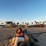 Aditi Bhatia Instagram – beach day with my new bff @bhatia_bina 🙉 Venice