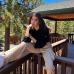 Aditi Bhatia Instagram - i almost fell off Big Bear Lake, California