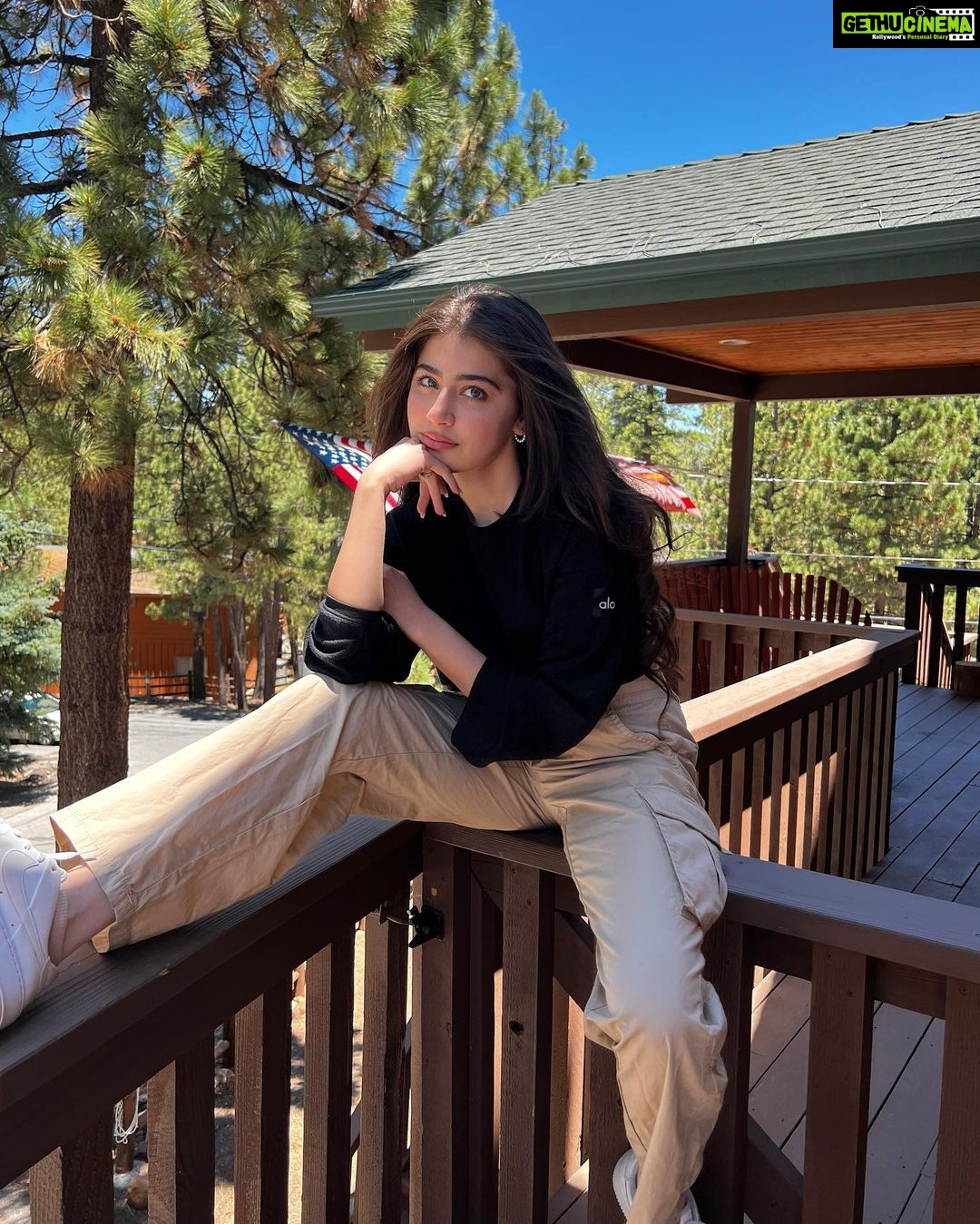 Aditi Bhatia Instagram - i almost fell off Big Bear Lake, California