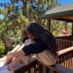 Aditi Bhatia Instagram - i almost fell off Big Bear Lake, California