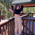 Aditi Bhatia Instagram - i almost fell off Big Bear Lake, California