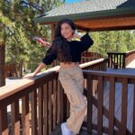 Aditi Bhatia Instagram - i almost fell off Big Bear Lake, California