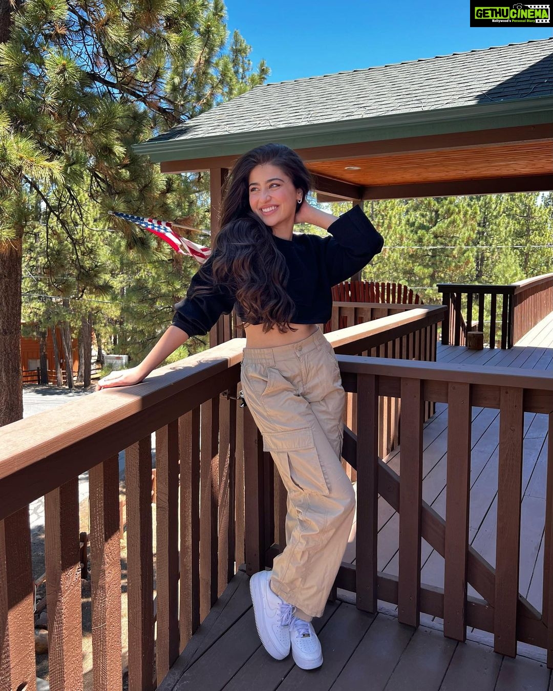 Aditi Bhatia Instagram - i almost fell off Big Bear Lake, California