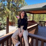 Aditi Bhatia Instagram - i almost fell off Big Bear Lake, California