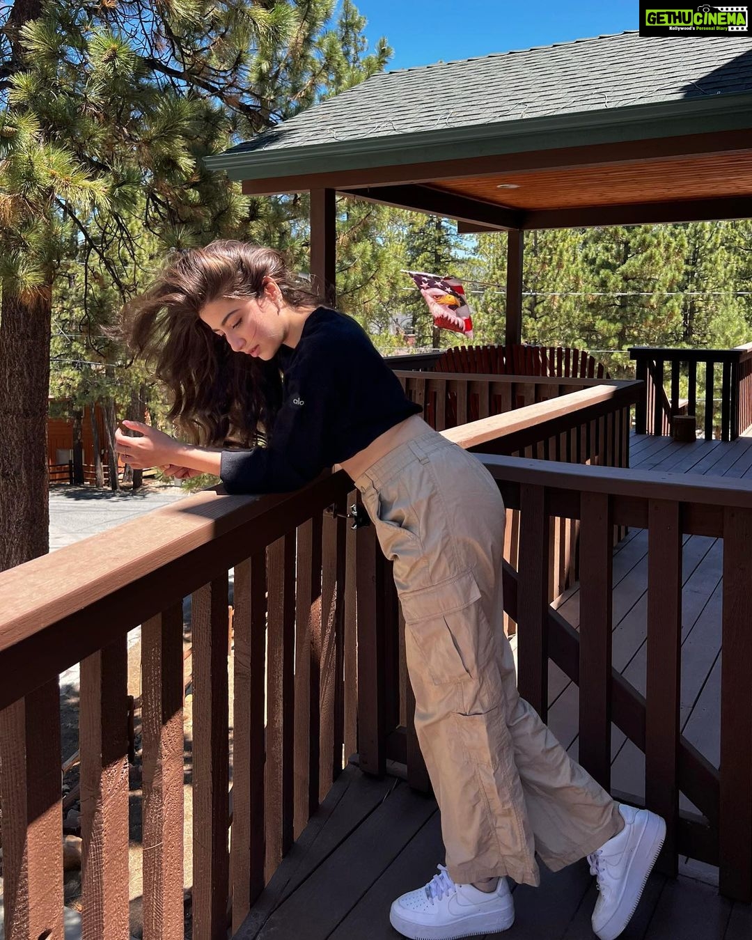 Aditi Bhatia Instagram - i almost fell off Big Bear Lake, California