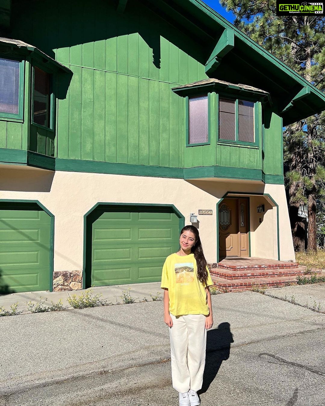 Aditi Bhatia Instagram - worth the drive 🐥 Big Bear Lake, California