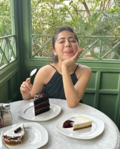 Aditi Bhatia Instagram - it’s called romance 🖤 @revolve #RevolveMe