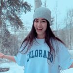 Aditi Bhatia Instagram - one take reel in the middle of a lot of chaos and extreme weather conditions :) Vail, Colorado